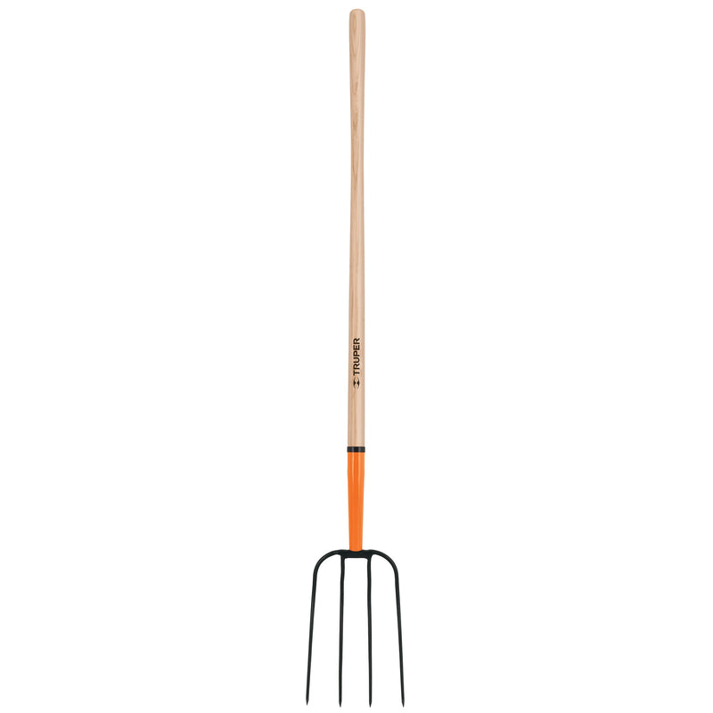 Horqueta Para Jardin 4 Ganchos con mango Truper BPJ-4