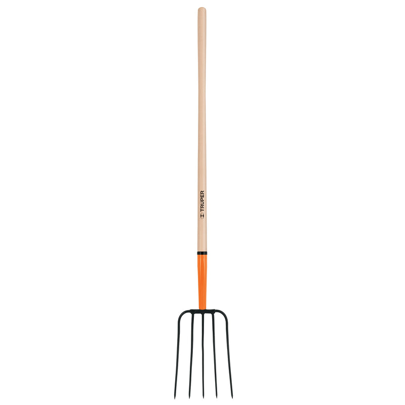 Horqueta Para Jardin 5 Ganchos Con Mango Truper BPJ-5
