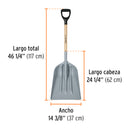 Pala Cabeza Plastica Mmadera Puno Y Truper Papla-12
