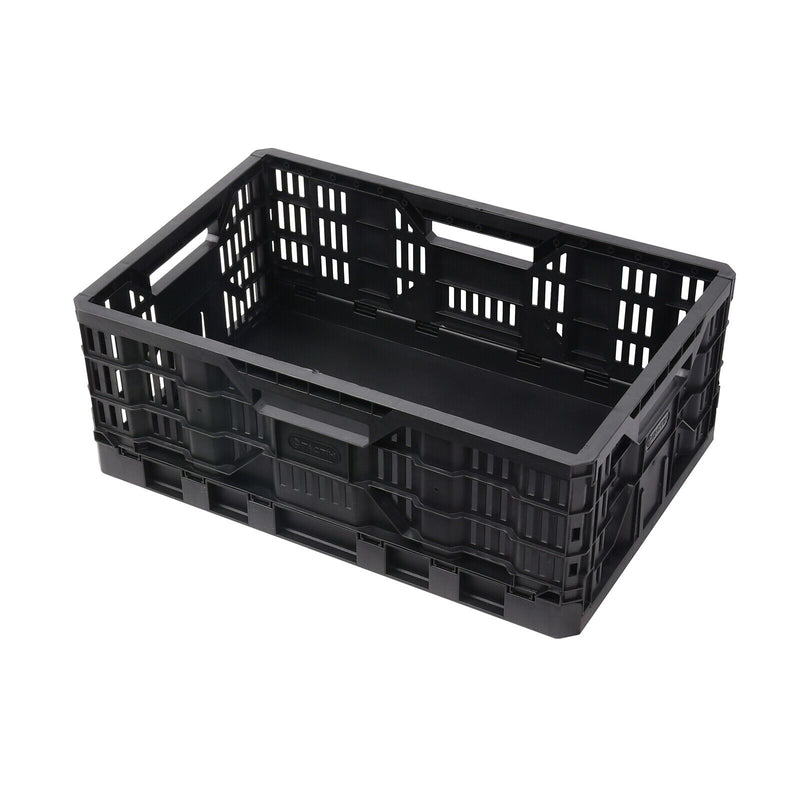Caja Plastica Plegable Y Apilable 49x36x19 Cm Tactix 320230