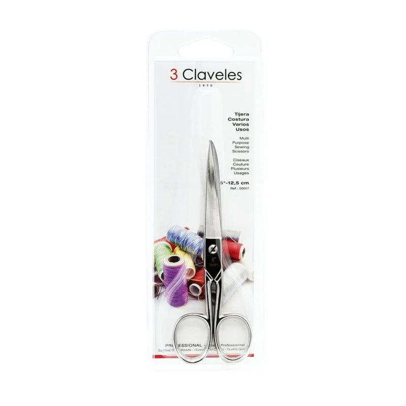 Tijera De Costura 5" 3 Claveles 17