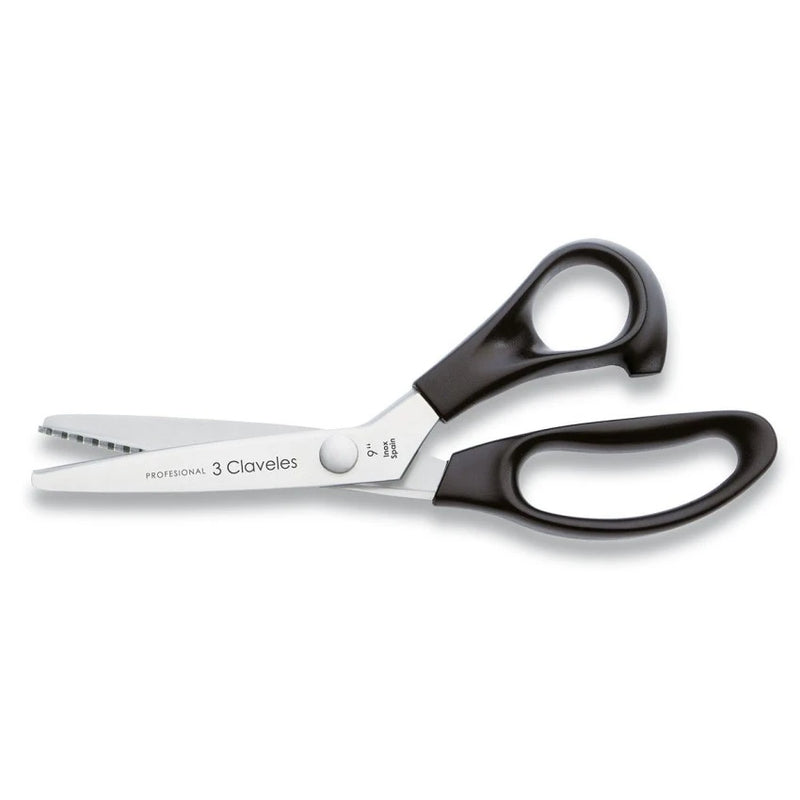 Tijera Zig Zag 9" Profesional 3 Claveles 125