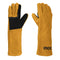 Guantes Cuero Amarillo Largo Soldador 16" Ingco Hgvw02