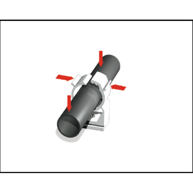 Abrazadera Multidiametro 35 a 42 Mm Cja 25 Un Abranyl 942ABT
