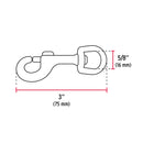 Mosqueton Con Destorcedor De Zinc 3.1/2" Truper Bdz-3.1/2