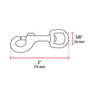 Mosqueton Con Destorcedor De Zinc 3.1/2" Truper Bdz-3.1/2