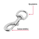 Mosquetón Con Destorcedor De Zinc 4" Truper Bdz-4