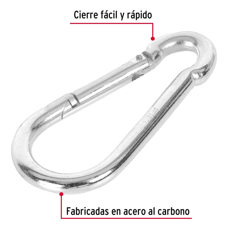 Mosqueton Fijo Acero 1/2" Truper Bma-1/2