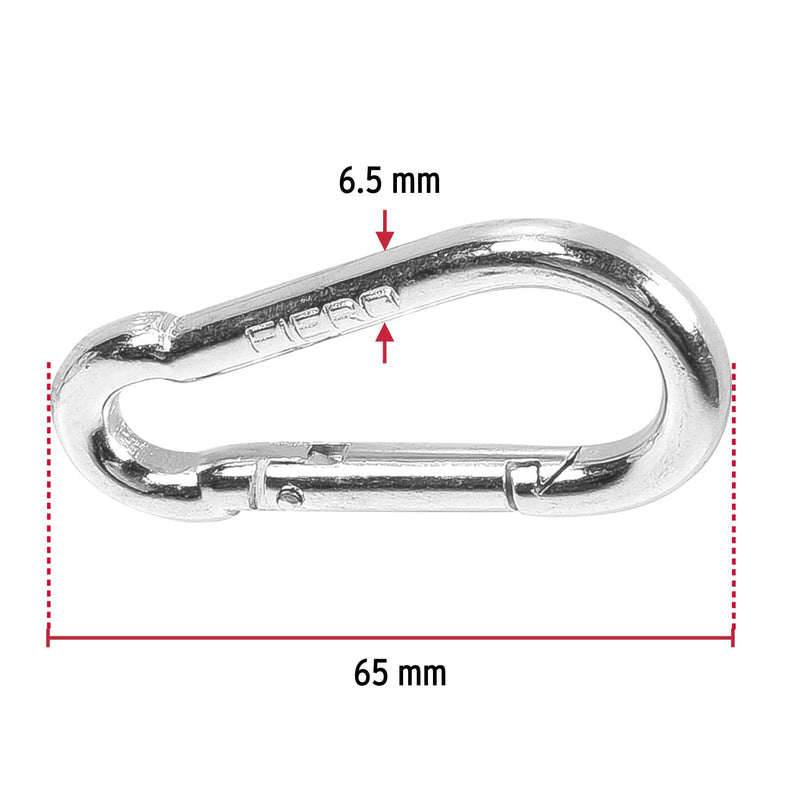 Mosqueton Fijo Acero 1/4" Truper Bma-1/4