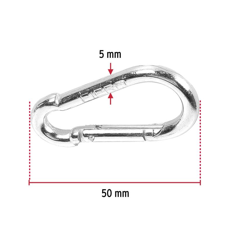 Mosqueton Fijo Acero 3/16" Truper Bma-3/16