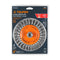 Escobilla Circular Entref 6" para esmeril Eje 5/8" Truper Catr-6e