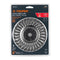 Escobilla Circular Gruesa 6" para esmeril Eje 5/8" Truper Catr-6g