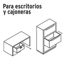 Cerradura Para Mueble Acción Vertical Cromo Hermex CM-24C