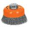 Escobilla De Copa Fina 4" Para esmeril Eje 5/8 Truper Co-510