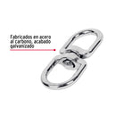 Destorcedor Zinc Niquelado Para Cable 5/16" Truper Desz-5/16