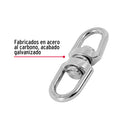 Destorcedor Zinc Niquelado Para Cable 5/32" Truper Desz-5/32