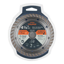 Disco Diamantado Turbo 4 1/2" Truper Did-245