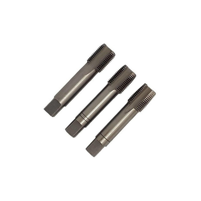 Juego De Machos Milimétricos P/terraja 10,0mm X 1,25 Jgo.3 P