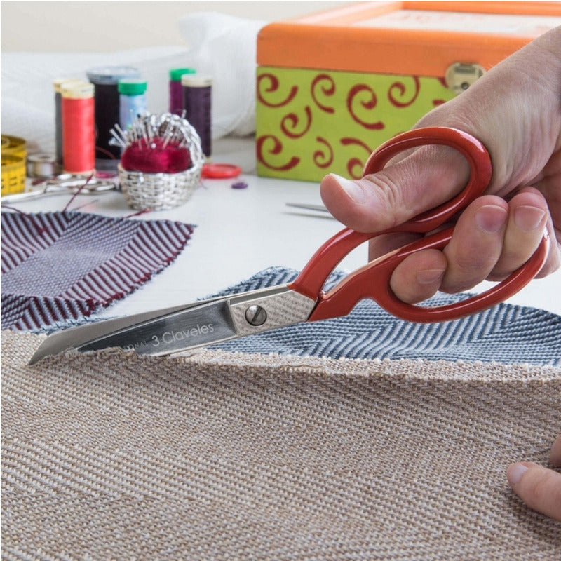 Tijera Para Sastre Profesional De 20 cm 3 Claveles 0073