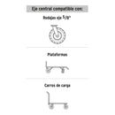 Rueda Completa Imponchable 6" para Carro Tipo Yegua Truper RD-62