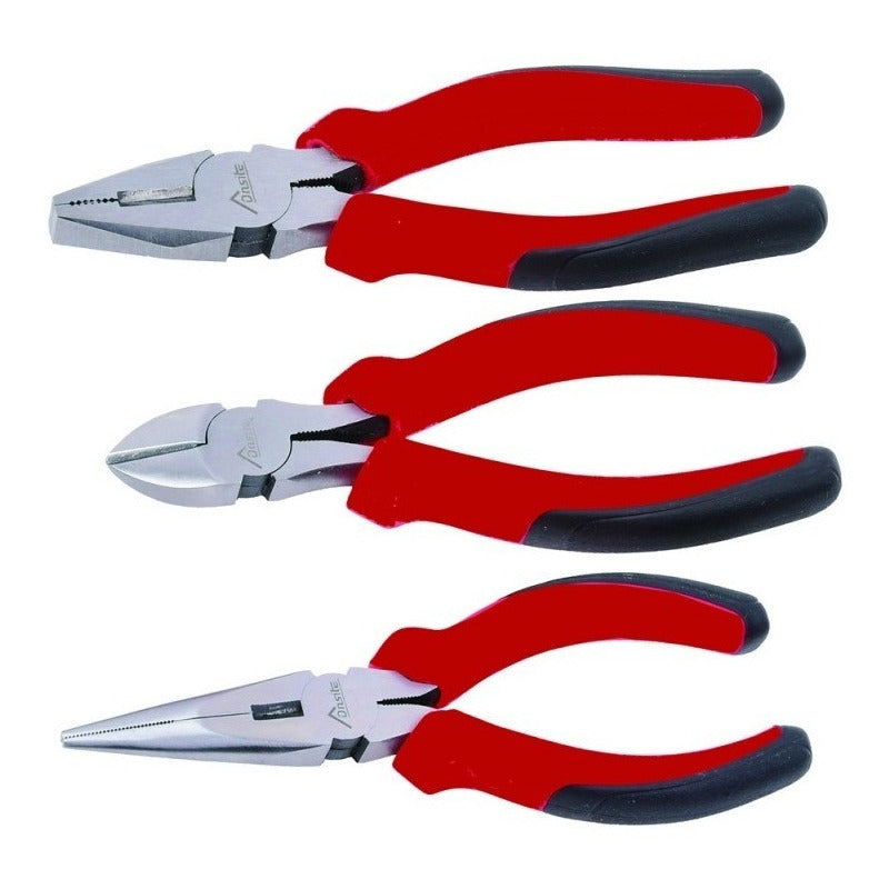 Set De Alicates 3 Piezas Onsite Tactix 700083