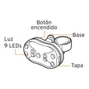 Linterna Trasera Para Bicicleta Luz Led Truper Libi-9t