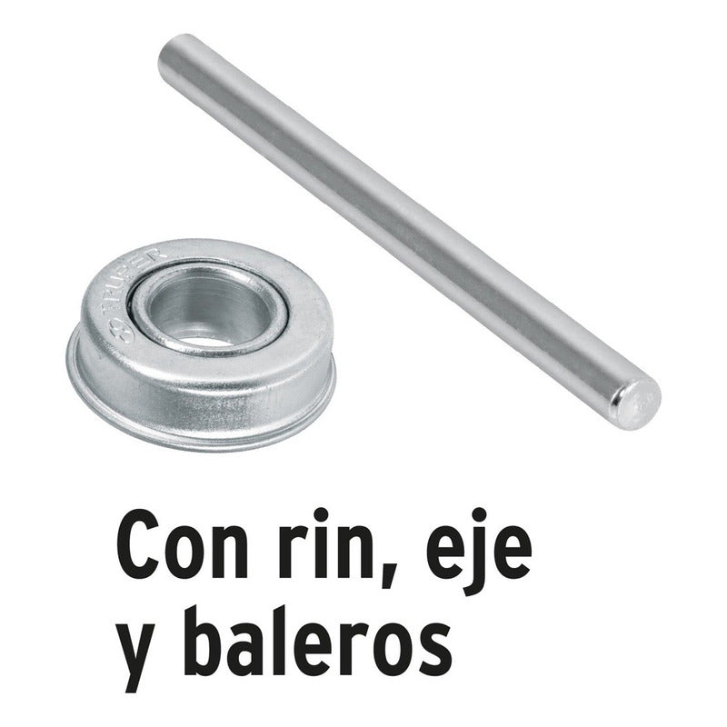 Rueda Completa Imponchable 16" x 4" para carretilla Truper RN-X