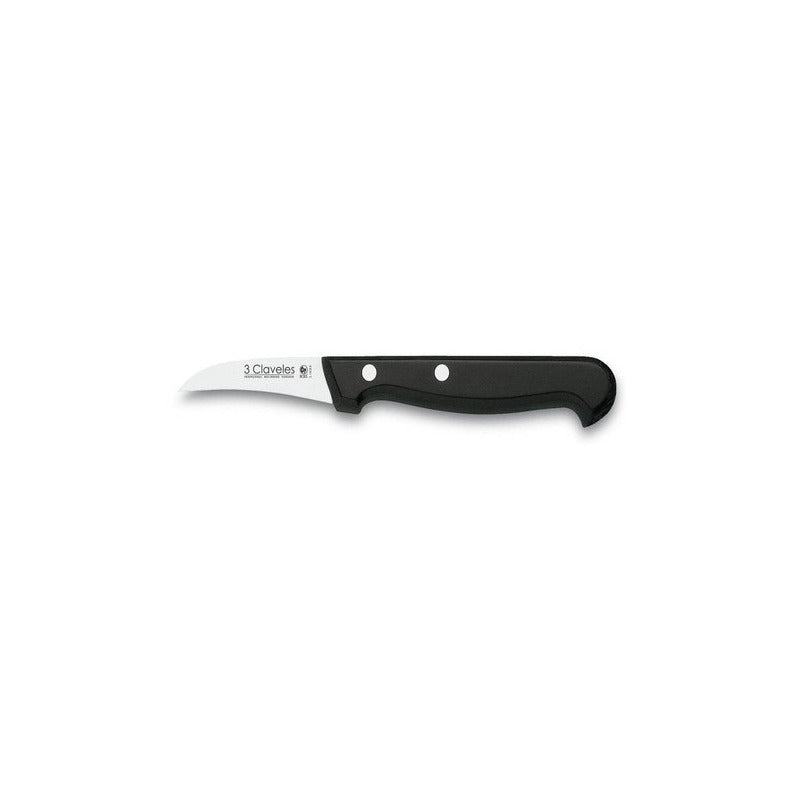 Cuchillo Mondador 3 Claveles 6 Cms Mango Abs Pom 902