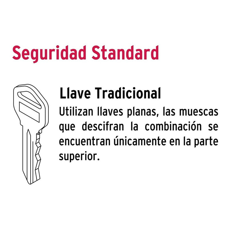 Cerradura Para Mueble Accion Vertical Laton Truper Cm-24l