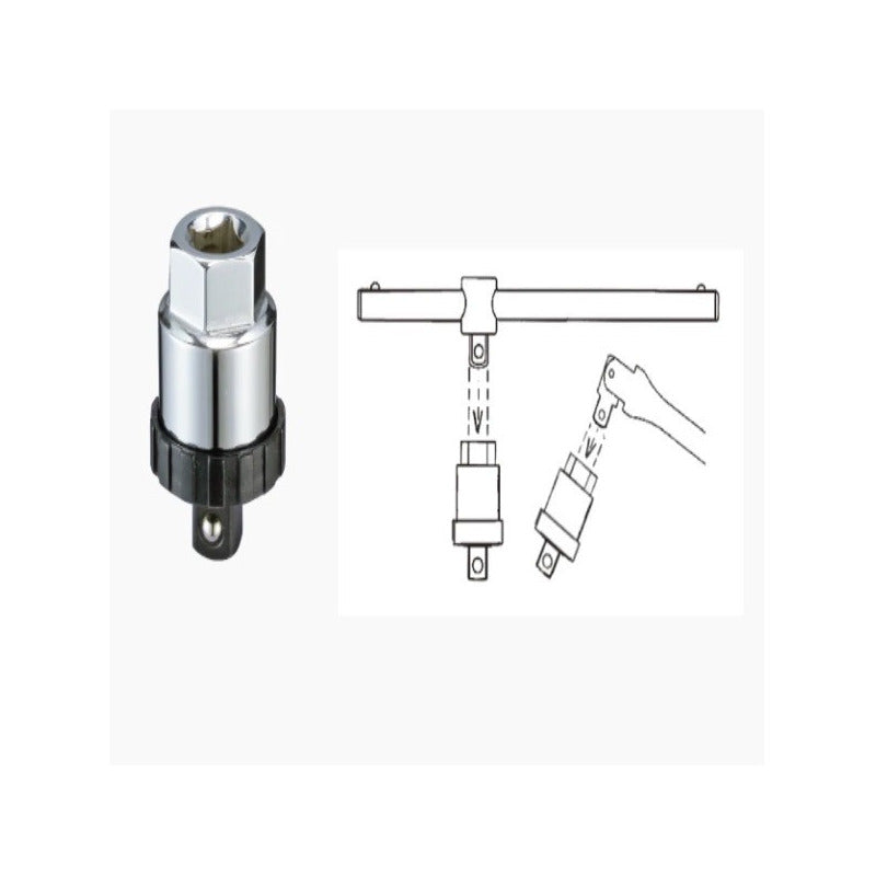 Adaptador Chicharra 1/4 F X 1/4 M 1/4 Dr Hans 21804