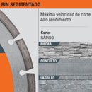 Disco Diamantado Segmentado 9" Truper Did-390