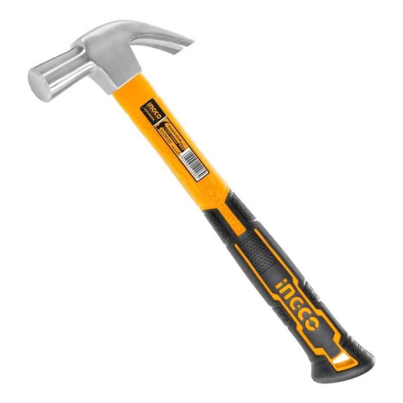 Martillo Carpintero 16 Oz Acero Al Carbono Ingco  Hch880227