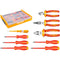 Set Alicates + Atornilladores Aislado 1000v 9 piezas Ingco Hktv01h091