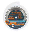 Sierra Circular Para Madera 7.1/4 X 20 Dts. Truper St-720