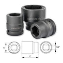 Dado De Impacto 3/4 De 38 Mm Largo 57 Mm Crossman 76-138