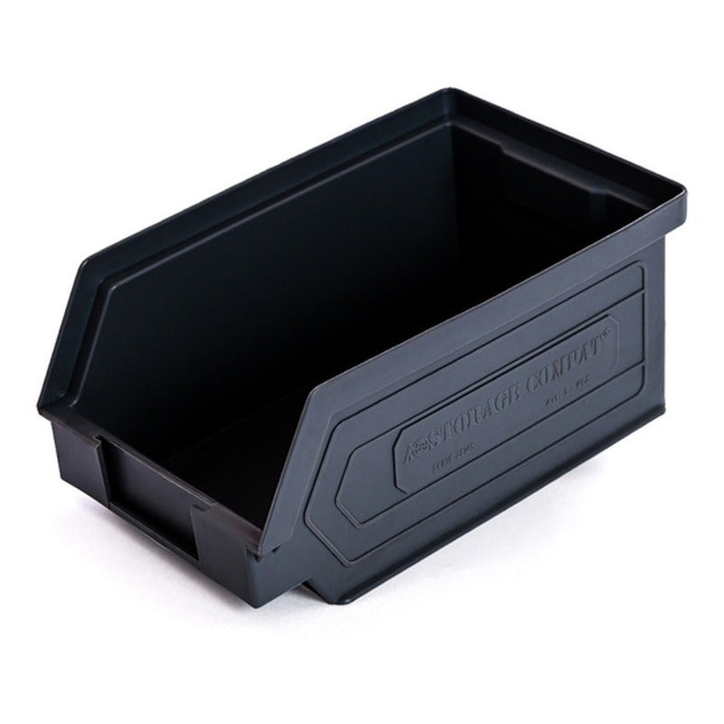 Caja Apilable Plastica 160 X 95 X 75mm Negra 1PLZ