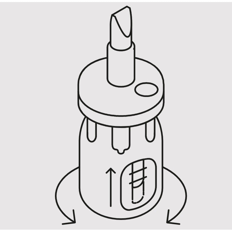 Destornillador Con Chicharra Con 6 Puntas Truper Dtrom-1