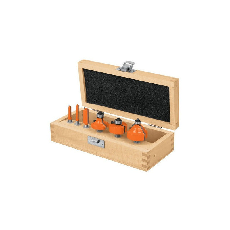 Fresa Brocas Para Madera Juego 6 Piezas Truper Jbrou-6