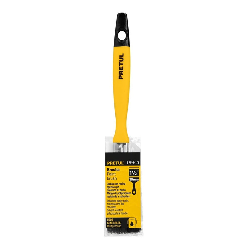 Brocha Mango Plastico 1/2" Pretul Brp-1/2