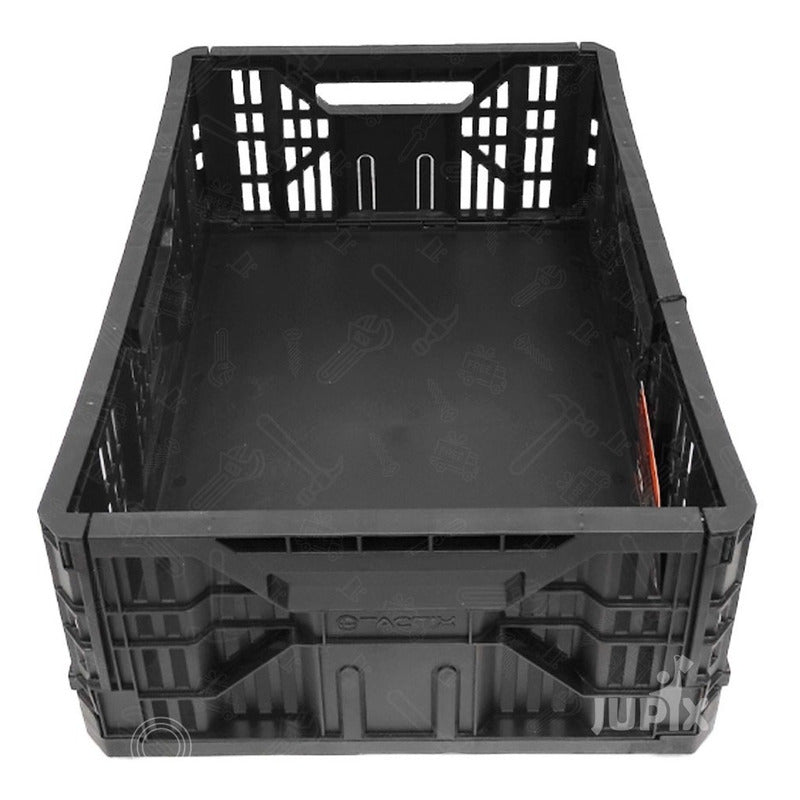 Caja Plastica Plegable Y Apilable 49x36x19 Cm Tactix 320230