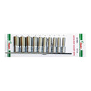 Juego Caja De Dados Punta Hex Hans 1/2 Dr 10 Piezas De 10-24