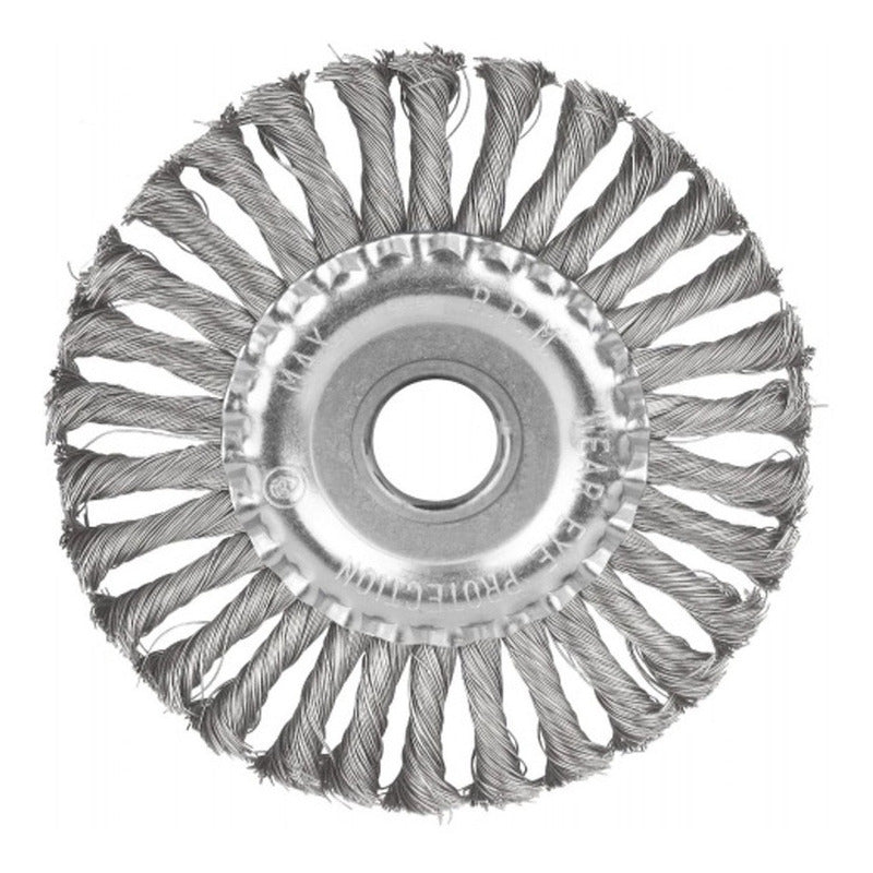 Grata Circular Metal Trenzado 15 Cms X 0,35mm Ingco Wb51501