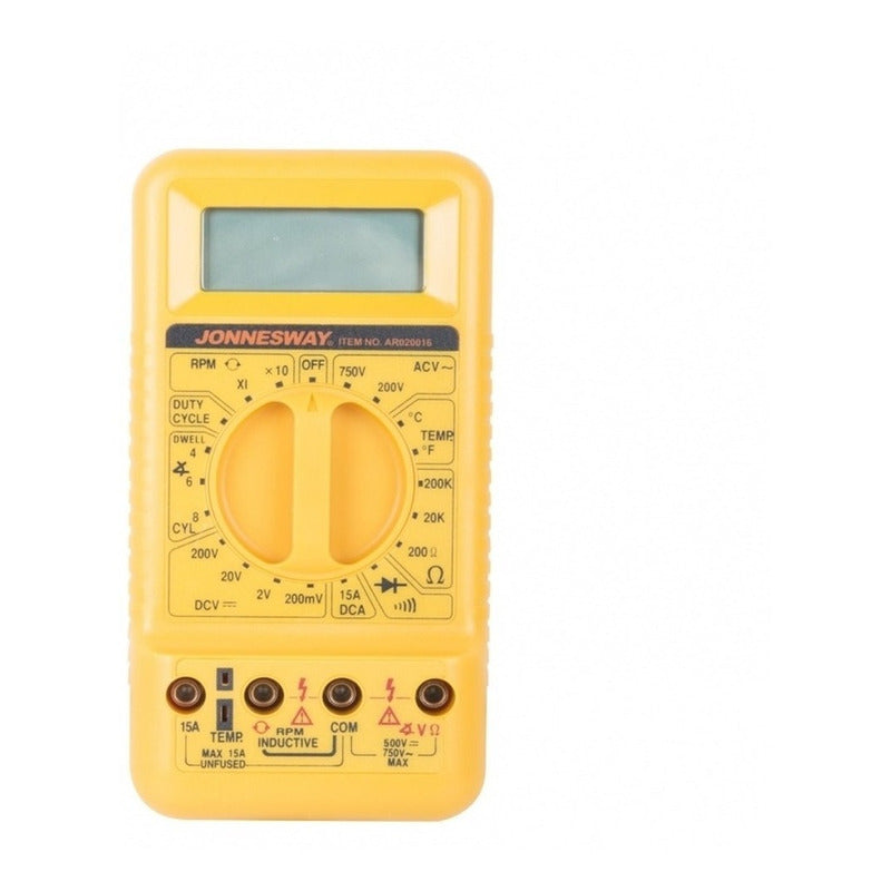 Tester Multimetro Analisador De Motores Jonnesway Ar020016