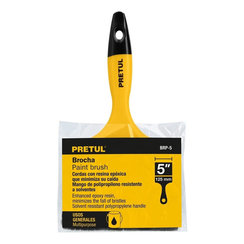 Brocha Mango Plastico 5" Pretul Brp-5