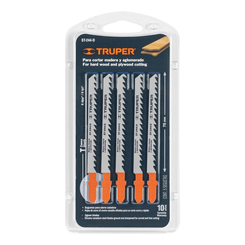 Repuesto Sierra Calar Corte Curvo 6dp Toma T Truper St-244-d