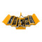 Caja De Herramientas Metal 49x20x29 cm con 3 Estantes Ingco Htb02