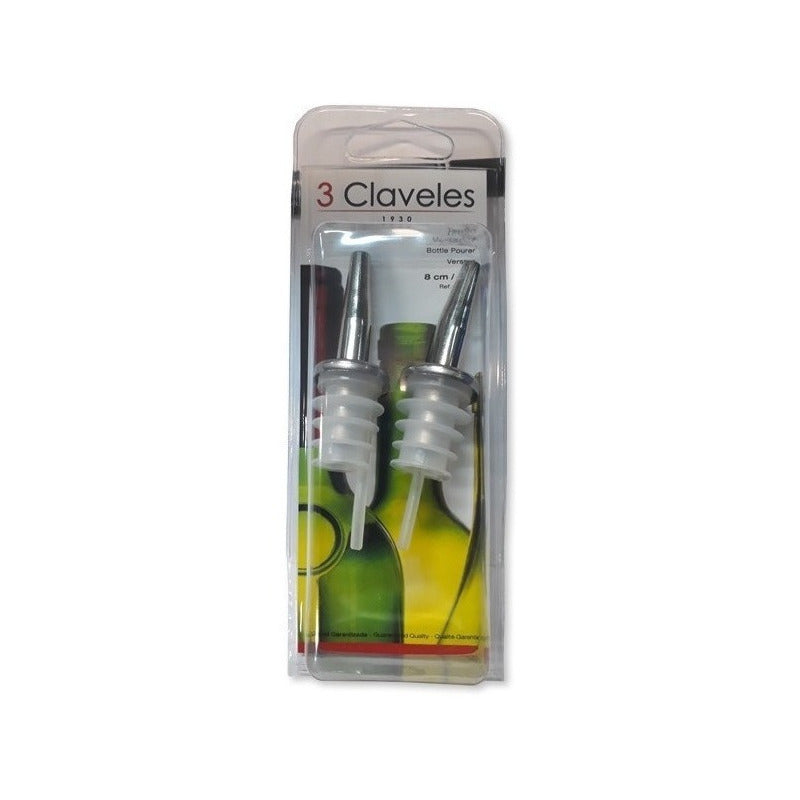 Tapon Vertedor Para Botellas 3 Claveles 605 (2 Und)
