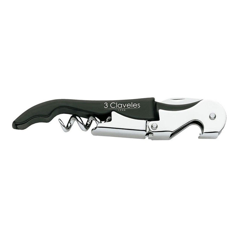 Sacacorchos Articulado Blister 12 Cms - 3 Claveles 548