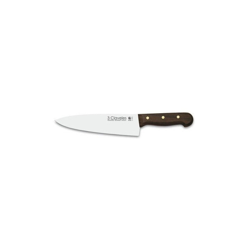 Cuchillo Cocinero 3 Claveles 21 Cms Mango Madera 1074