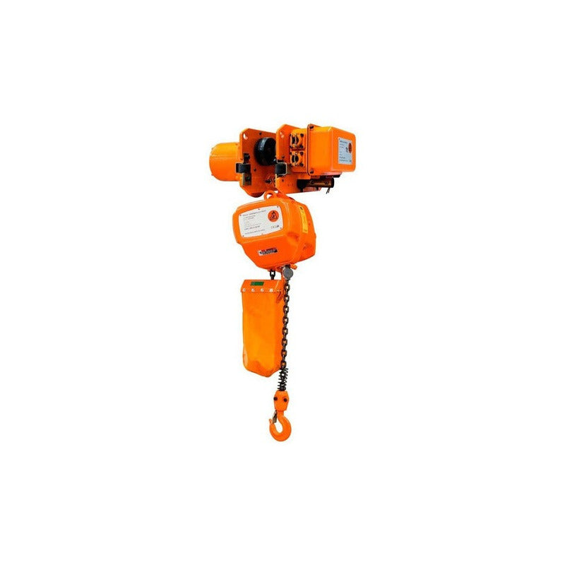 Tecle Cadena Electrico Control Con Carro 1 Ton Gorilla